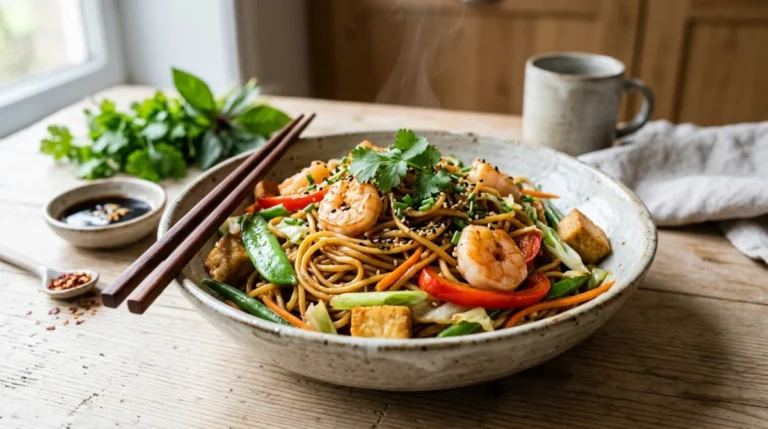 recette nouilles sautées