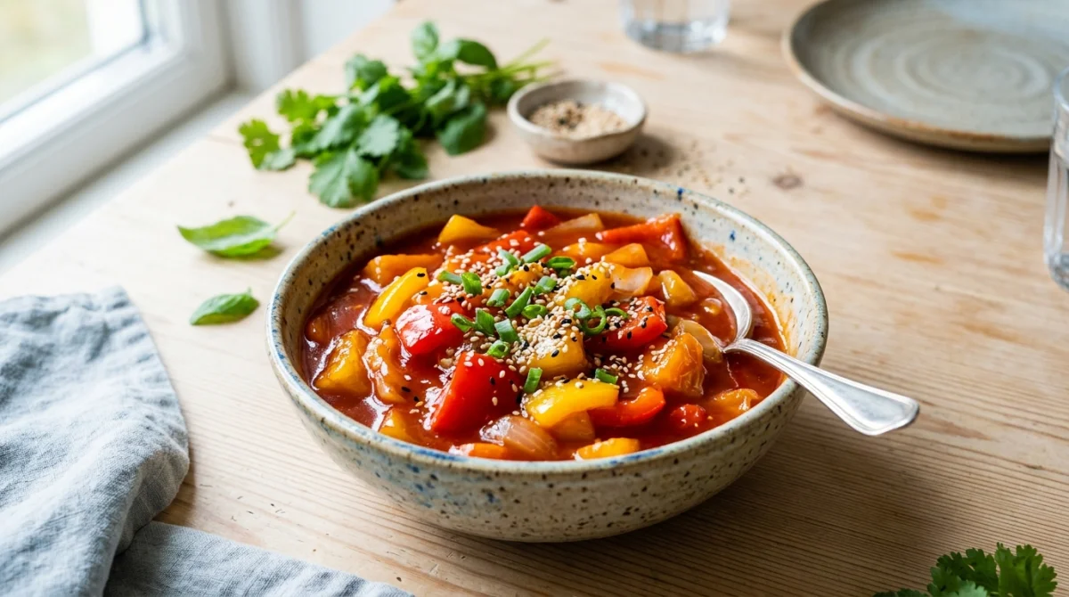 recette sauce aigre douce