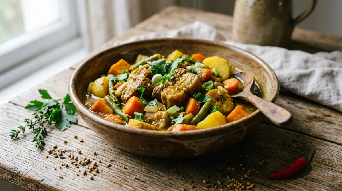 recette colombo de porc