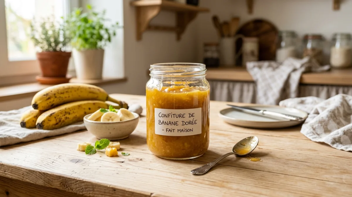 recette confiture de banane