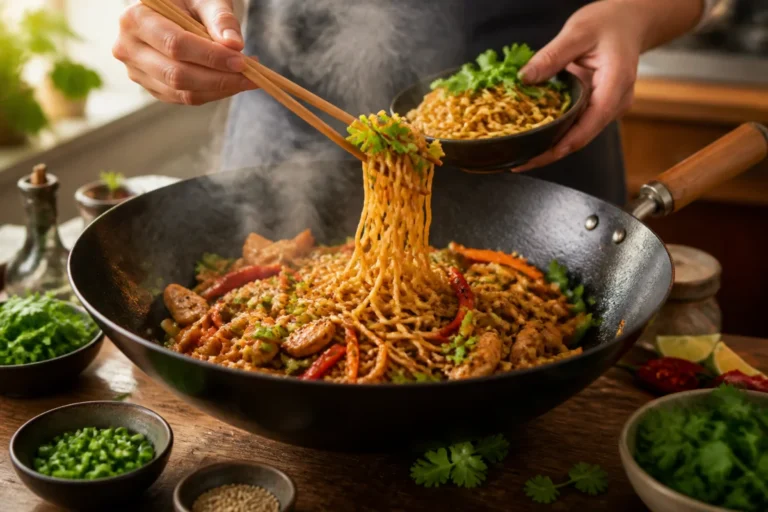 Recette de nouilles asiatiques facile et savoureuse