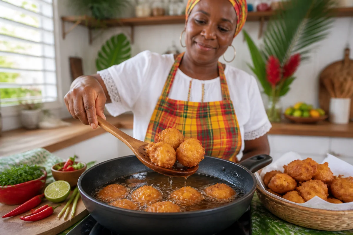 Recette d’accras antillais facile et croustillante
