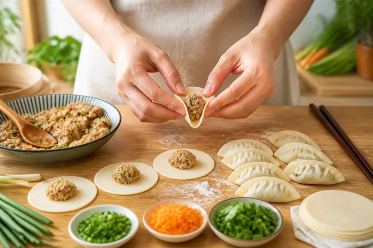 Recette de raviolis chinois maison facile et gourmande